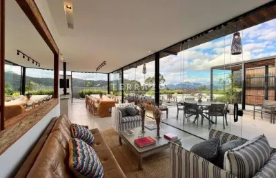 Casa em condomínio à venda, 4 quartos, 4 suítes, 5 vagas, parque do imbui - teresópolis/rj