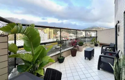 Cobertura à venda, 3 quartos, 1 suíte, 1 vaga, várzea - teresópolis/rj