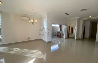 Casa térrea para locação no condomínio residencial villa d'áquila com área construída de 206 m² | 3 dormitórios, sendo 1 suíte e 4 vagas de garagem.