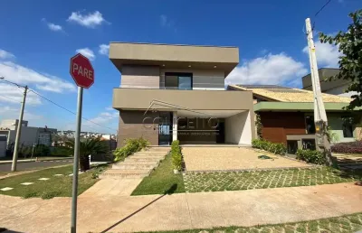Sobrado à venda no condomínio residencial villa d'áquila com 288m² | 3 suítes e 4 vagas de garagem.