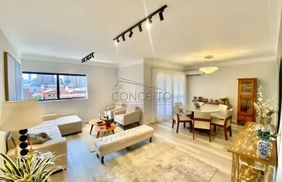 Apartamento à venda no edifício maison cartier com 170 m² | 3 dormitórios, sendo 2 suítes e 3 vagas de garagem paralelas.
