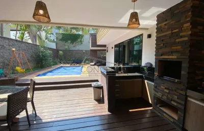 Sobrado à venda no condomínio alphaville piracicaba com 300m² | 2 dormitórios, projeto wood frame e 4 vagas de garagem.