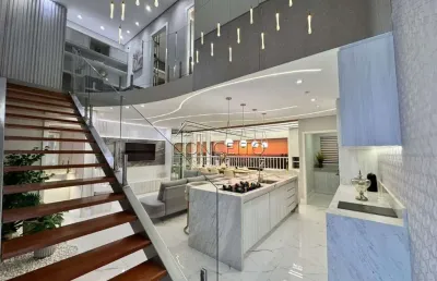 Apartamento duplex decorado no condomínio luxor resort residence com 107 m² | 2 suítes e 2 vagas de garagem.