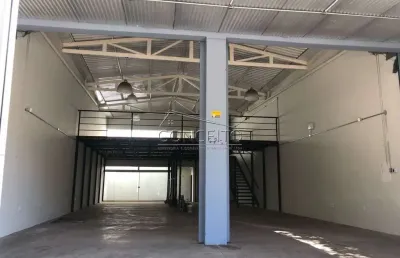Barracão comercial para locação no bairro vila fátima com 274 m² | amplo salão, 2 banheiros, escritório e 3 vagas de estacionamento.