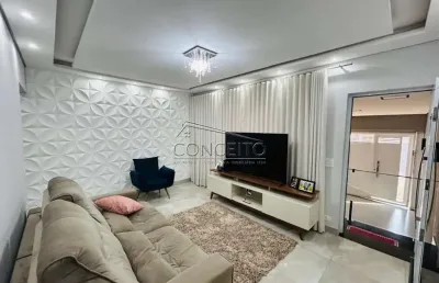 Casa térrea à venda no bairro jardim noiva da colina com 88,17 m² | 2 dormitórios, sendo 1 suíte e 2 vagas de garagem cobertas.