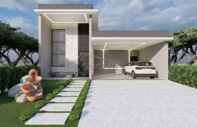 Casa térrea em construção à venda no condomínio residencial park unimep taquaral | 3 dormitórios, sendo 1 suíte com closet e 4 vagas de garagem