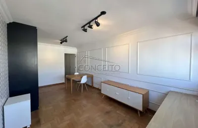 Kitnet à venda no edifício fênix com 34,50 m² | sala e dormitório conjunto, cozinha com gabinete e área de serviço.