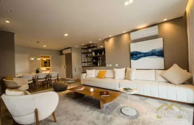 Apartamento com 3 dormitórios à venda - mobiliado, equipado e decorado - , 160 m² por r$ 1.990.000 - jardim ana maria - jundiaí - sp