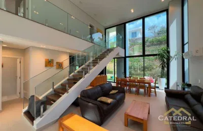 Casa em condomínio com 3 suítes, espaço gourmet e 6 vagas à venda – 293m² – residencial veduta, jundiaí/sp
