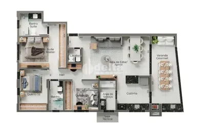 Apartamento disponível para venda no bairro granada em uberlândia-mg