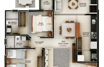 Apartamento disponível para venda no bairro santa mônica em uberlândia - mg