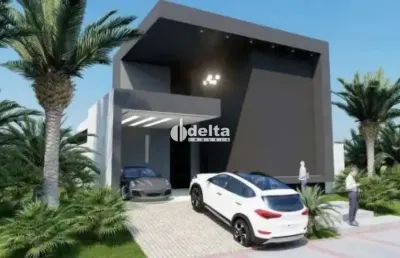 Casa residencial em condomínio disponível para venda no bairro laranjeiras em uberlândia-mg.