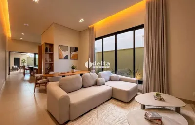 Casa em condomínio residencial disponível para venda no bairro laranjeiras em uberlândia-mg.