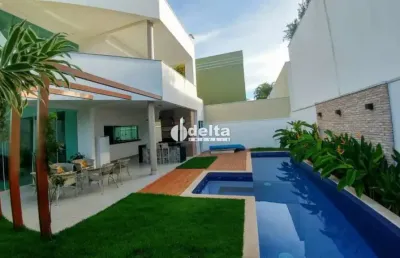 Casa em condomínio disponível para venda no bairro gávea em uberlândia-mg.