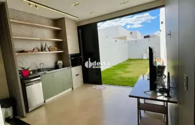 Casa residencial em condomínio disponível para locação no bairro grand ville em uberlândia-mg.