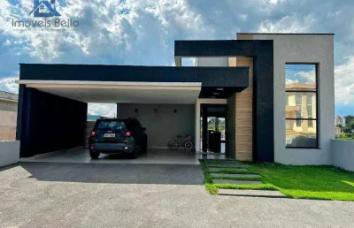 Casa com 3 dormitórios à venda, 215 m²  - loteamento terras da fazenda - itatiba/sp