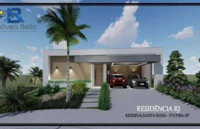 Casa com 3 dormitórios à venda, 238 m² por r$ 2.400.000,00 - condomínio reserva santa rosa - itatiba/sp