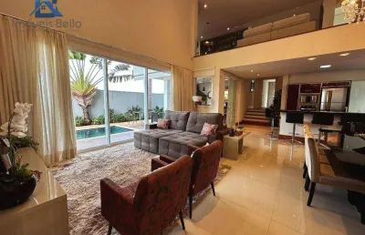 Linda casa com 3 suítes  à venda, condomínio reserva santa rosa - itatiba