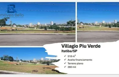 Terreno à venda, 518 m² por r$ 280.000,00 - jardim alto de santa cruz - itatiba/sp