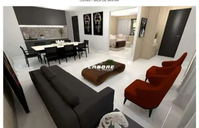 Casa mobiliada e decorada, com projeto em andamento
