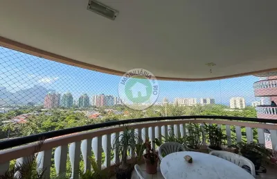 Imperdível oportunidade: apartamento de 3 quartos com suíte na barra da tijuca - rj, 131m² e 2 vagas de garagem!