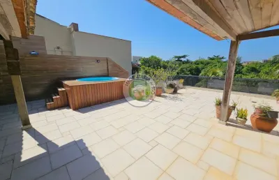 Cobertura linear 197m² 3 quartos 1 suíte recreio dos bandeirantes