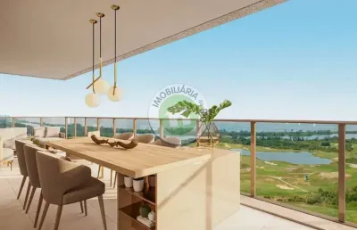 Apartamento de luxo com 3 suítes na barra da tijuca: 132,20m², 1 sala, 5 banheiros e 2 vagas! venha conferir!