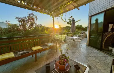 Perfeita cobertura com 3 suites e area gourmet no recreio