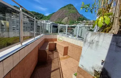 Imóvel de luxo em laranjeiras: cobertura com 3 quartos, 2 suítes, 3 salas e 142m² - rio de janeiro-rj