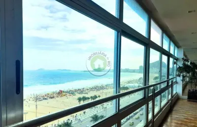 Apartamento de luxo à venda no leme, rio de janeiro - 4 quartos, 3 suítes, 360m², 2 vagas - imperdível!