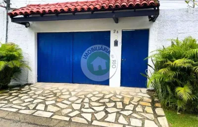 Imponente casa em condomínio de alto padrão em vargem grande, rio de janeiro - 4 quartos, 3 suítes, 2 salas, 6 banheiros, 3 vagas, 600m².