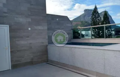 Jardim oceânico - cobertura deslumbrante, materiais de fino acabamento, 4 suítes dep/completa. prédio recém entregue construtora alto padrão luxo.