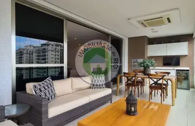 Apartamento de 376m², 4 suítes, sol da manhã no condomínio península saint barth - barra da tijuca