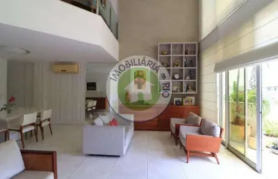 Cobertura à venda, 346 m² por r$ 4.200.000,00 - jardim oceânico - rio de janeiro/rj