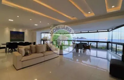 Apto à venda, 350 m² por r$ 5.950.000,00 - locação por r$ 50.000,00 barra da tijuca-rj