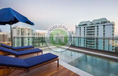 Cobertura à venda, 500 m² por r$ 13.000.000,00 - barra da tijuca - rio de janeiro/rj