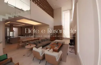 Sobrado de luxo com  4 suítes porteira fechada no alphaville ii - sjc
