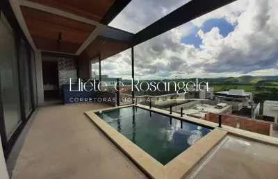 Sobrado com 4 suítes e lindíssima vista no residencial jaguary