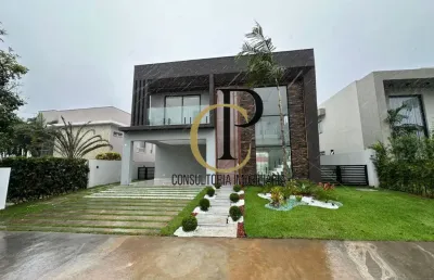 Excelente casa alphaville litoral norte 1 - 4 suítes