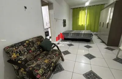 Kitnet para locação em são vicente, centro, 1 dormitório, 1 banheiro, 1 vaga