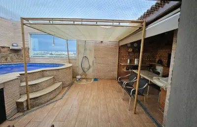 Apartamento cobertura duplex 4 dormitórios ( 2 suítes), 246m², memphis, sjc.