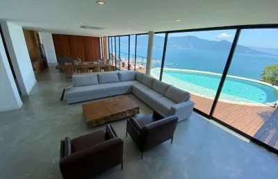 Casa sobrado 4 dormitórios ( 4 suítes), 3 vagas, 497m², ilhabela, sp.