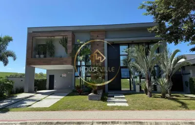 Casa sobrado, 3 dormitórios (1 suíte), 4 vagas, ecopark bourbon, caçapava.