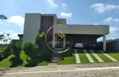 Casa 3 dormitórios (1 suíte), 4 vagas, ecopark bourbon, caçapava, sp.
