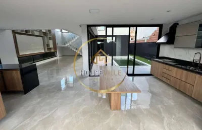Casa sobrado, 3 dormitórios (3 suítes), 2 vagas, residencial verana.