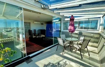 Cobertura à venda no boa vista, santa cândida, curitiba-pr: 3 quartos, 1 suíte, 2 salas, 3 banheiros, 2 vagas, 192m²!