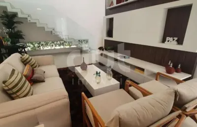 Casa em condomínio fechado com 3 quartos à venda na rua dos vidoeiros, 06, sítios de recreio gramado, campinas, 275 m2 por r$ 2.580.000