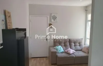 Apartamento com 2 quartos à venda na rua heleni de araujo lalier, 67, residencial fazenda lagoa, campinas, 42 m2 por r$ 200.000