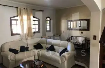 Casa em condomínio fechado com 4 quartos à venda na rua césar dos santos, 160, parque imperador, campinas, 318 m2 por r$ 900.000
