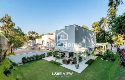 Casa em condomínio fechado com 3 quartos à venda na rua dos vidoeiros, 06, sítios de recreio gramado, campinas, 209 m2 por r$ 2.510.000